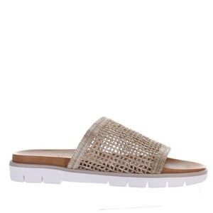 Matisse Women's Beige Slide Sandals